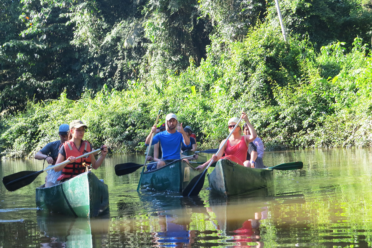 hike canoe rowing cuyabeno reserve adventure ecuador amazon